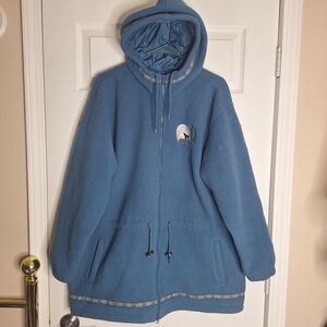 Cabela's Wolf Blue Hooded Jacket Size XL
